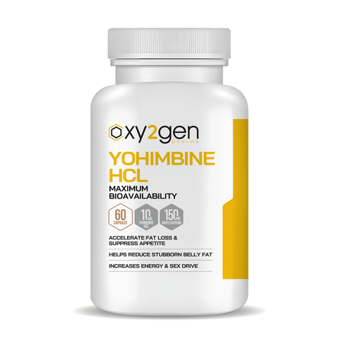 Yohimbine HCL Fat Burner with Caffeine Boost