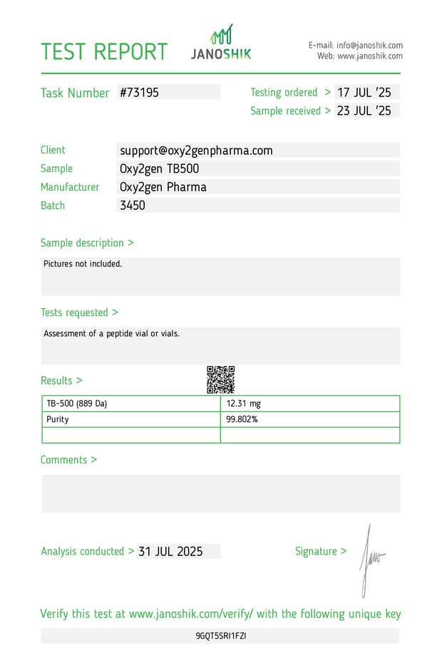 TB-500 (Thymosin Beta-4) 10mg